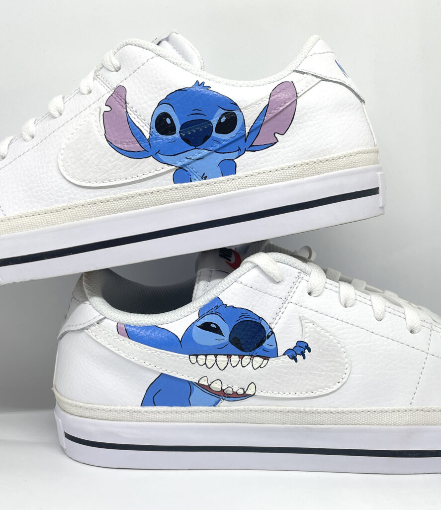 Custom Nike – peinture cuir