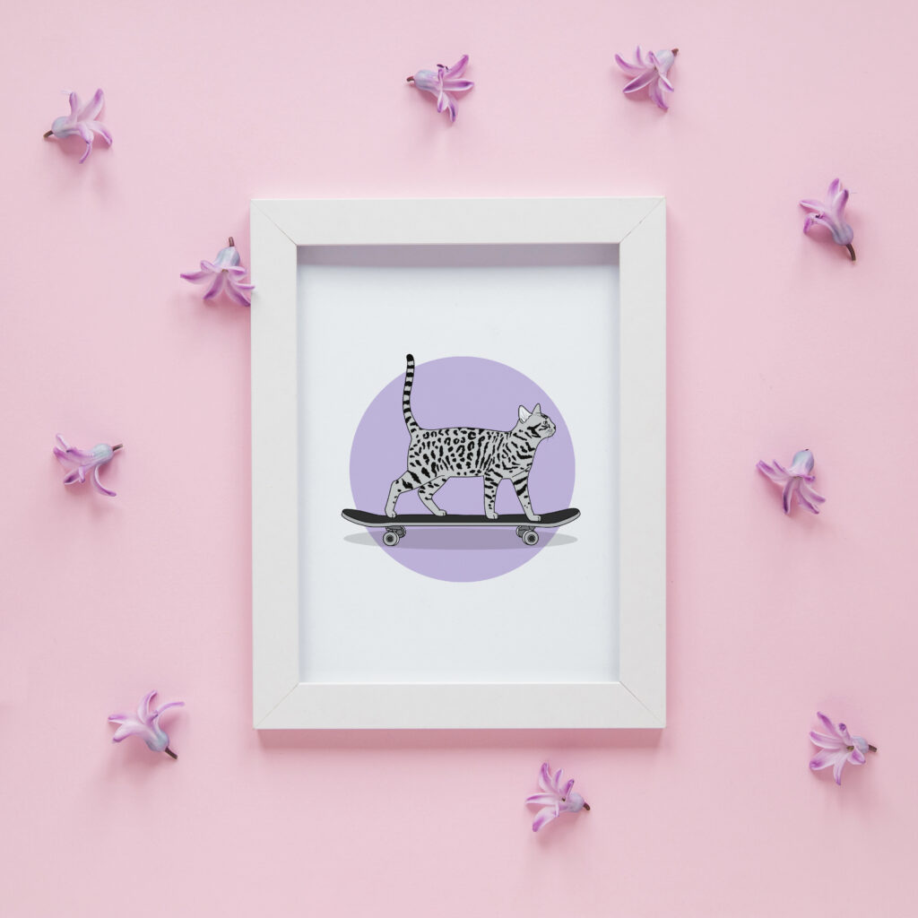 chat skater – Atelier Chat Mallow