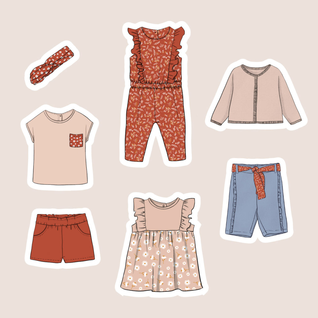 Balade printanière planche style