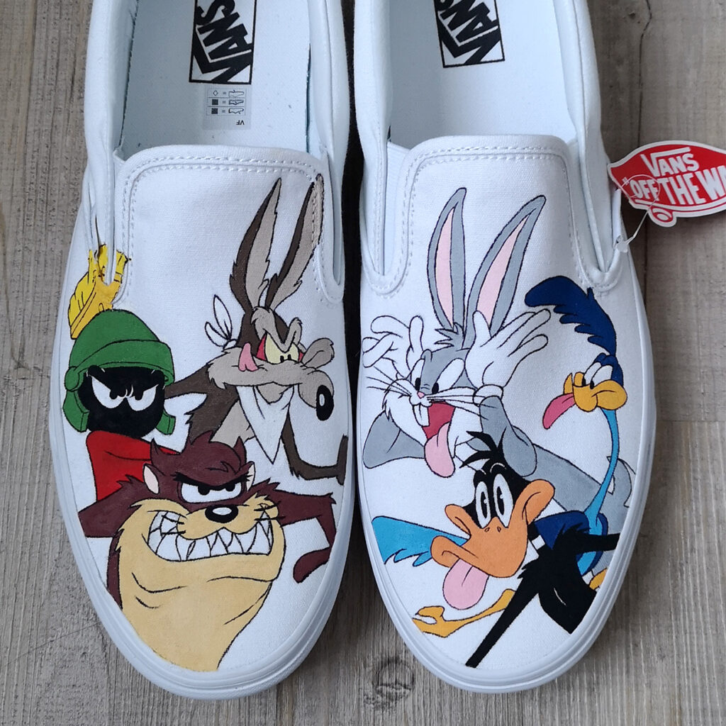 Custom Vans – peinture textile