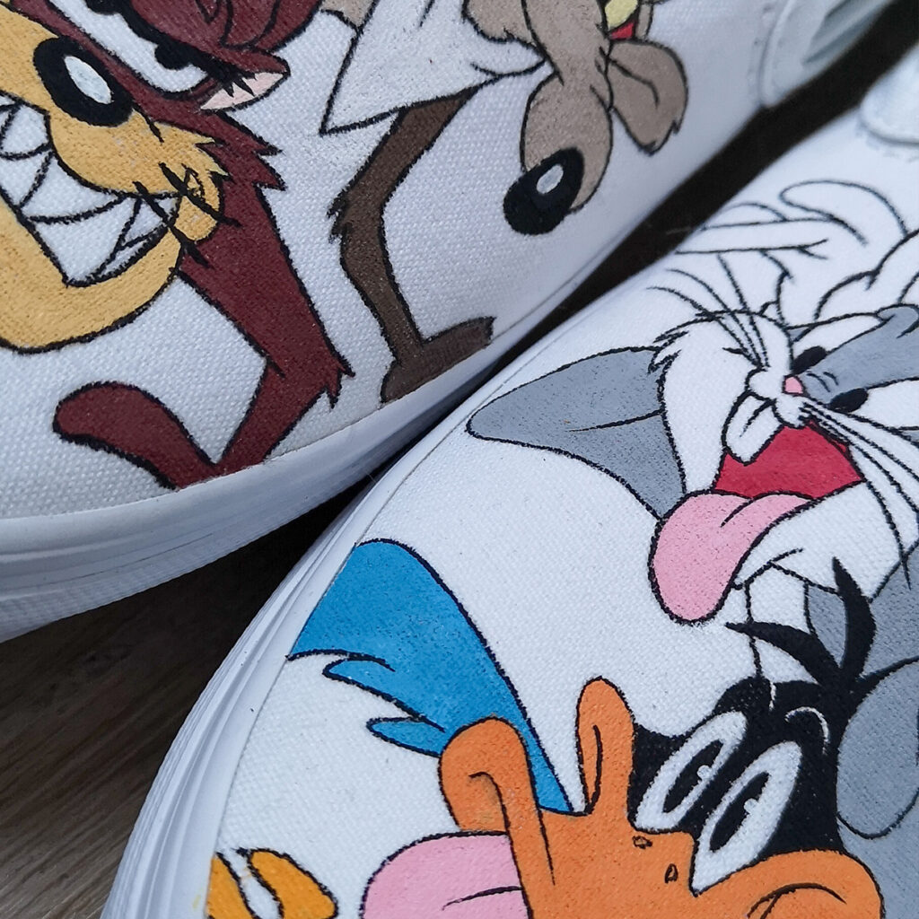 Custom Vans – peinture textile